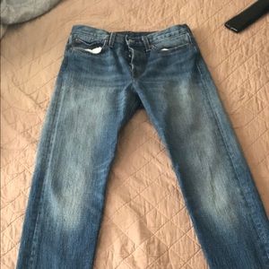 High rise white oak denim skinny jean Levi’s